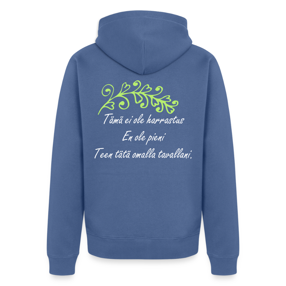 "Small business owner" – An everyday jacket for small business life - kyyhkynsininen