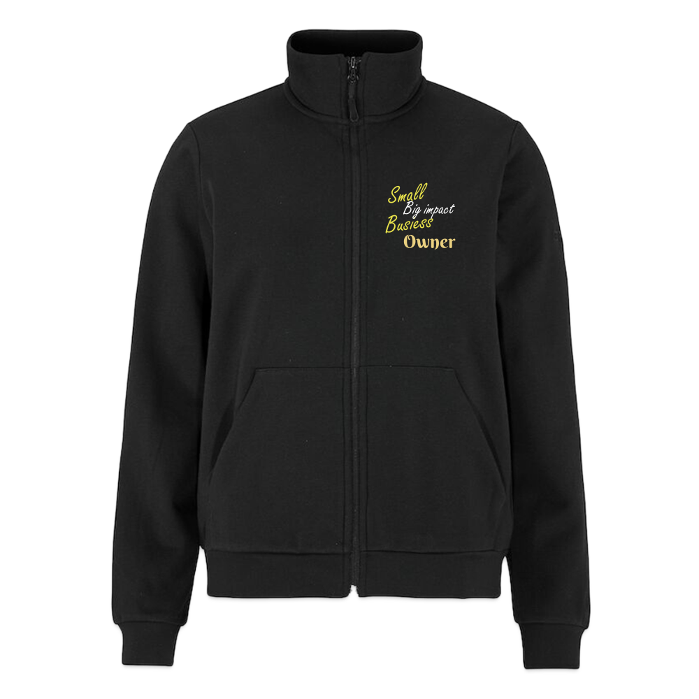 "Small business owner. Big impact" - Takki pienyrittäjän arkeen - musta
