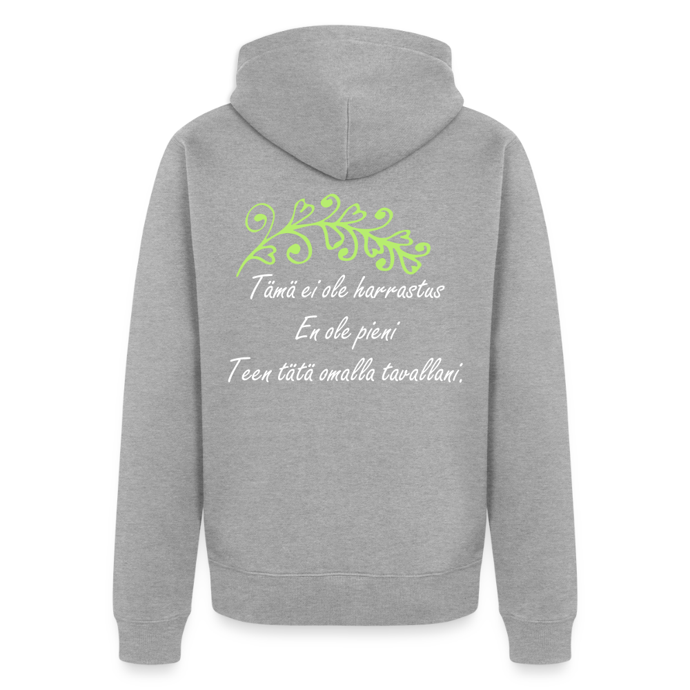 "Small business owner" – An everyday jacket for small business life - meleerattu harmaa