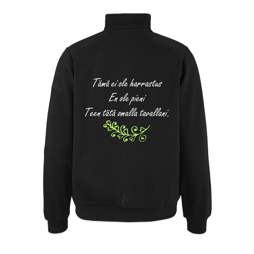 "Small business owner. Big impact" - Takki pienyrittäjän arkeen - musta