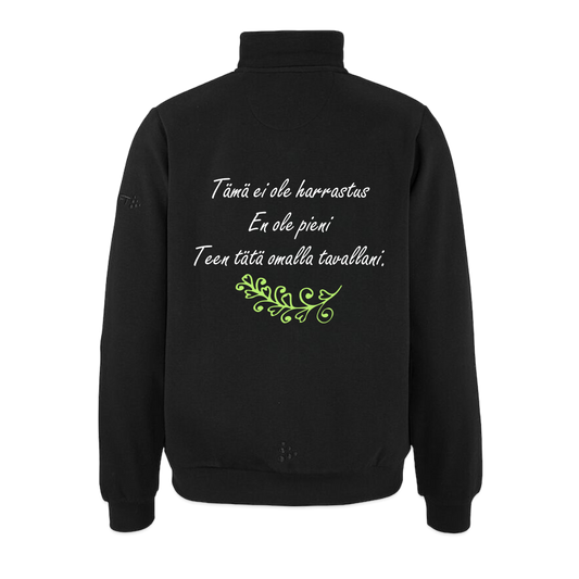 "Small business owner. Big impact" - Takki pienyrittäjän arkeen - musta