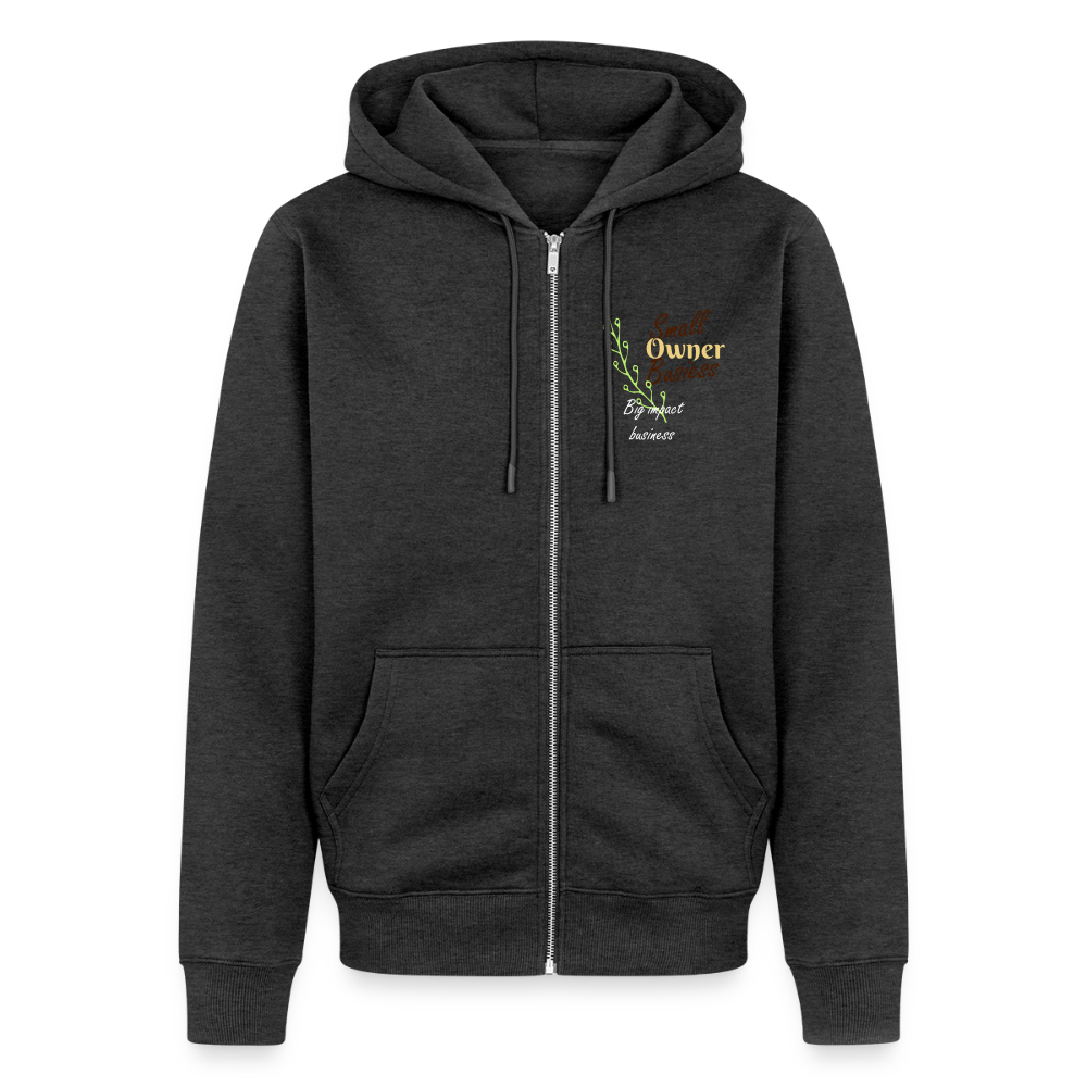 "Small business owner" – An everyday jacket for small business life - meleerattu antrasiitti